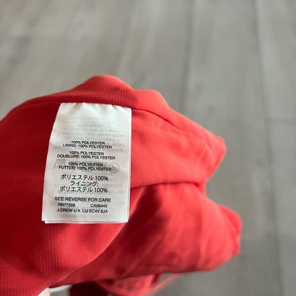 J Crew  NWT Size 2P Stunning Holiday Red Velvet Ruffled Going-Out Cami Top - Picture 6 of 6